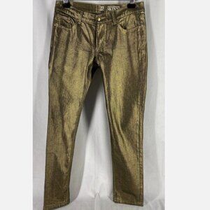 NY&C Gold Skinny Jeans